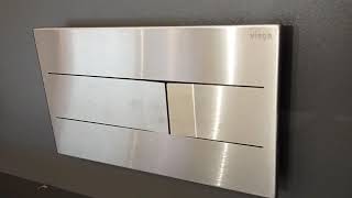 VIEGA 773526 WC flush plate for Prevista Visign for More 201 brushed stainless steel