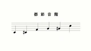 日本の音階　基本4つ　民謡音階 都節音階 律音階 沖縄音階