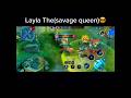 SAVAGE QUEEN 🫅 Layla!! Teammate trolls them😭😂 #shorts #ynutmi