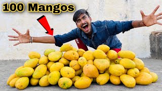 100 आम में से कितना आमरस (ज्यूस) निकलेगा ? - How Much Juice In 100 Mangoes 🥭- Interesting Result