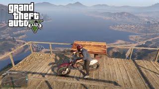 gta v 😇: মোটরসাইকেল নিয়ে😇পাহাড়ের সর্বোচ্চ উপরে || gtav bangla