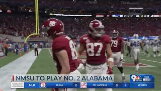 NMSU to play No. 2 Alabama