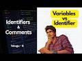 Identifiers vs Variables | Comments in JavaScript (Telugu)