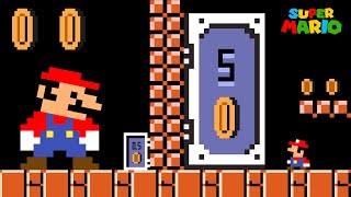 Mario and Tiny Mario Coin Doors Maze Mayhem