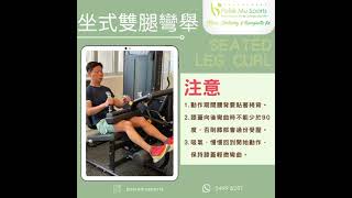 Seated Leg Curl 坐式雙腿彎舉