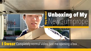 Very Normal Unboxing of My Ordered Jumprope with Review!