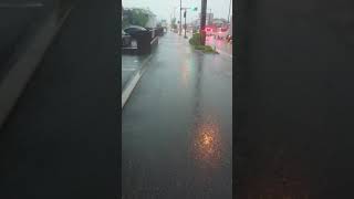 7月7日 久留米市国道3号線 大雨に撃たれた