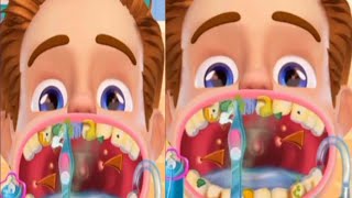 Asmr rimove botfly maggots found inside mountaineer mouth || dental care animation