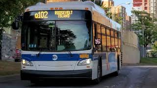 MTA Bus : 2015 New Flyer XD40 #7472 on the Q102 @N Loop Road