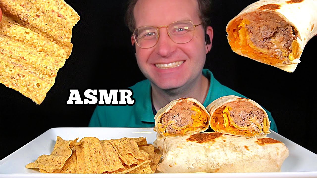 ASMR FRITOS BURRITO MUKBANG (No Talking) EATING SOUNDS - YouTube