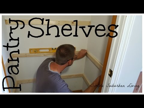 Simple Pantry Shelving Simple Pantry Shelving