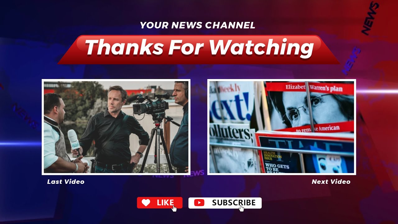 Free Breaking News Intro Outro Video Template Customizable