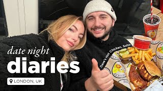 date night diaries | dave’s hot chicken in london vs new york city, food review + couples vlog