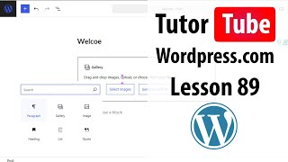 Wordpress.com - Lesson 89 - Query Loop Block