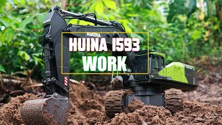 Huina 1593 Excavator Toy Work on Day 5