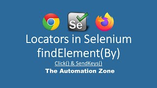 FindElement using Locators in Selenium 4, click and sendKeys - Selenium Tutorials