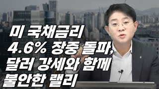 (906) 미 국채금리 4.6% 장중 돌파, 달러 강세와 함께 불안한 랠리 [퀵시황 LIVE]_STEPS