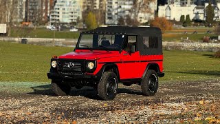 1985 Mercedes 240GD Gwagen W461 test drive