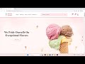 Multipages ice-cream shop website  using html css js php & mysql from scratch home page part five