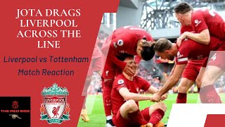 Liverpool Scrape out a win at Anfield | Liverpool vs Tottenham | FANCAM #premierleague #theredside