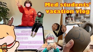 의대생vlog | 방학에도 열심히 공부하는 일상 (feat. ACLS 전문심폐소생술) | Eng Sub