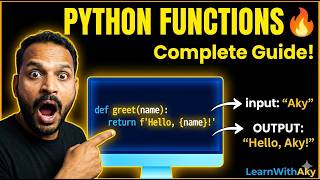 Python Functions Full Course 🔥 | Beginner to Advance (Lambda, Args, Scope)