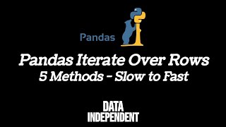 Pandas Iterate Over Rows | Slow to Fast - 5 Methods