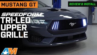 2024-2026 Mustang GT SpeedForm Tri-LED Upper Grille Review & Install