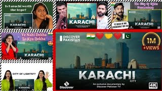 Indian🇮🇳🇵🇰 Reaction On Exclusive Documentary on Karachi City Discover Pakistan Karachi city of light