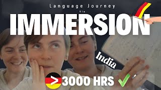 Immersion Language Learning |Interview w. India [Input Based Learning, German, #Refold, Anki, AJATT]