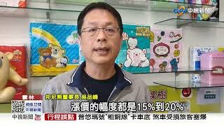 撐不住! 衛生紙年後漲8-20% 賣場現搶購潮│中視新聞 20211225