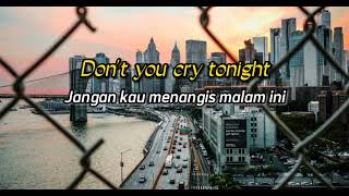 Don't cry - Guns N'Roses | lirik terjemahan Indonesia