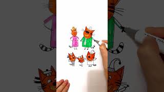 kids cartoons, Cartoon, Kid-E-Cats, Three cats  Три кота - семья #подпишись #канал  #cartoon