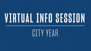 Virtual Info Session | City Year