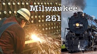 See Inside Boiler and Firebox of Milwaukee Road 261 - Cab Ride, Turntable, and Trackside Views