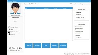 Java Netbeans - Point of System with Modern UI Design (pt 1)