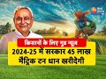 bihar dhan kharid बिहार में धान की खरीद शुरु cm nitish kumar