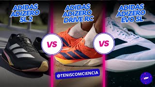 ADIDAS Adizero sneakers comparison: SL 2 or EVO SL or DRIVE RC. Which is the best adidas sneaker?