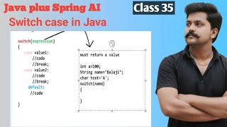 Java + Spring AI- class 35 Switch case in Java