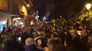 L’arrivo di Salvini a Crevalcore (Bologna) (23.12.19)