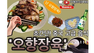 [쿡방]초간단 고급 중식요리 오향장육 만들기🌟 쉬운레시피,홈쿡,찐맛탱🥒