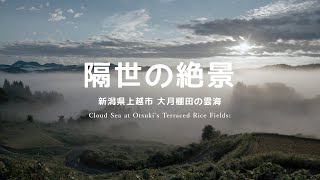 隔世の絶景「大月の棚田の雲海」Cloud Sea at Otsuki's Terraced Rice Fields: A Spectacular View Spanning Generations