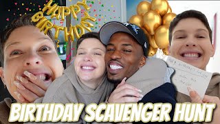 MY BOYFRIEND SURPRISED ME WITH A SCAVENGER HUNT FOR MY BIRTHDAY!! *emotional*