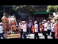 艋舺【青龍宮】響天鑼→100年4月24日→艋舺【啟天宮】踩街繞境