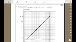 WJEC GCSE Maths - Numeracy Intermediate Unit 1 : Conversion graph