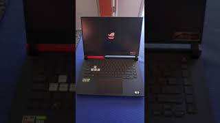 My ASUS ROG Strix G15 boot animation \u0026 time.