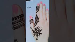 Beautiful stylish fingers mehndi design for hands ☄️#shorts