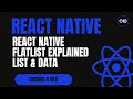 React Native FlatList Explained | Performance Optimizations for Large Lists 🚀📱