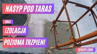 22.  Nasyp pod taras oraz izolacja pozioma trzpieni - CERESIT CR65