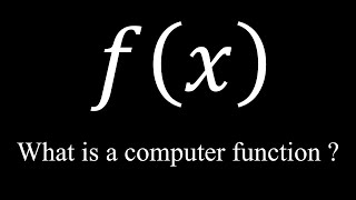 What is a computer function ?